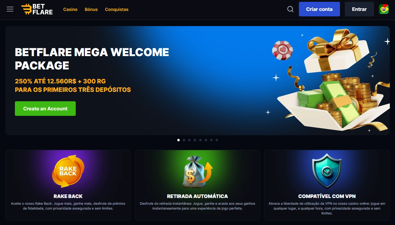 Página principal de Betflare — imagem ilustrativa